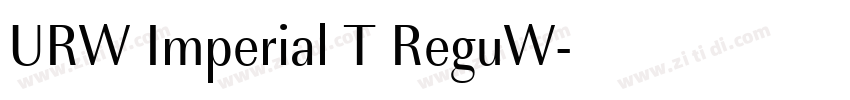URW Imperial T ReguW字体转换 URW Imperial T ReguW字体转换